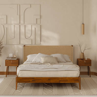 Abril tufted solid wood hotsell